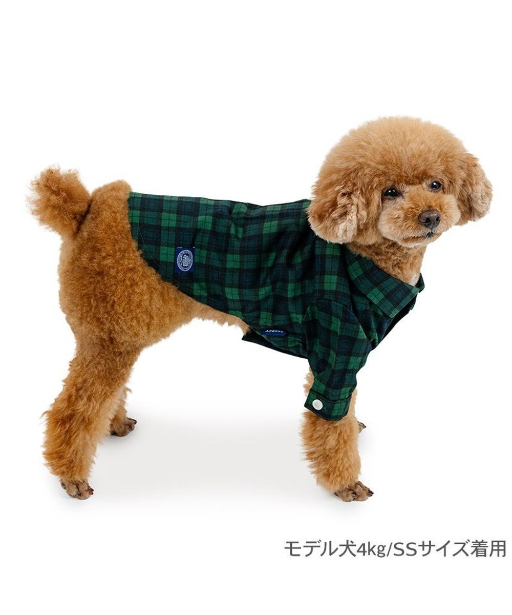 PET PARADISE J.PRESS ブラック格子 シャツ 小型犬 
