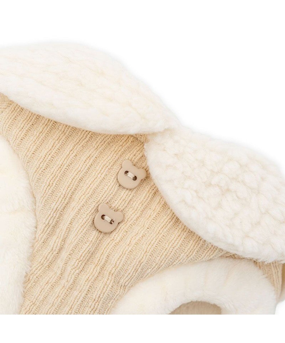 PET PARADISE ペットパラダイス くまちゃん 背開き ジップアップ ベスト 小型 