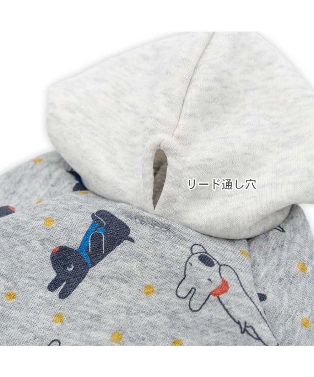 PET PARADISE リサとガスパール  パーカー 総柄 小型犬