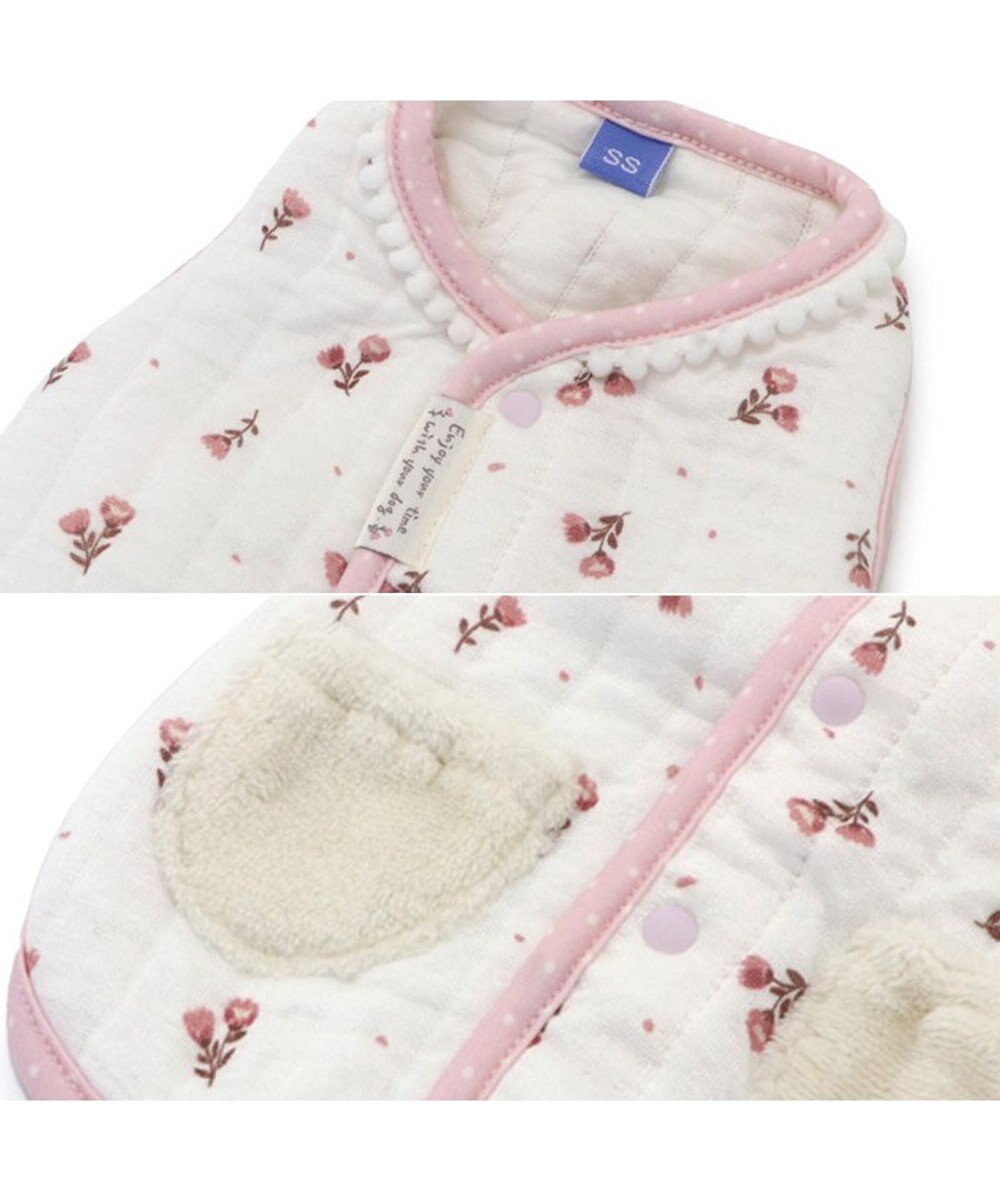 PET PARADISE ペットパラダイス  ふわりとキルト ベスト 花柄  小型犬 