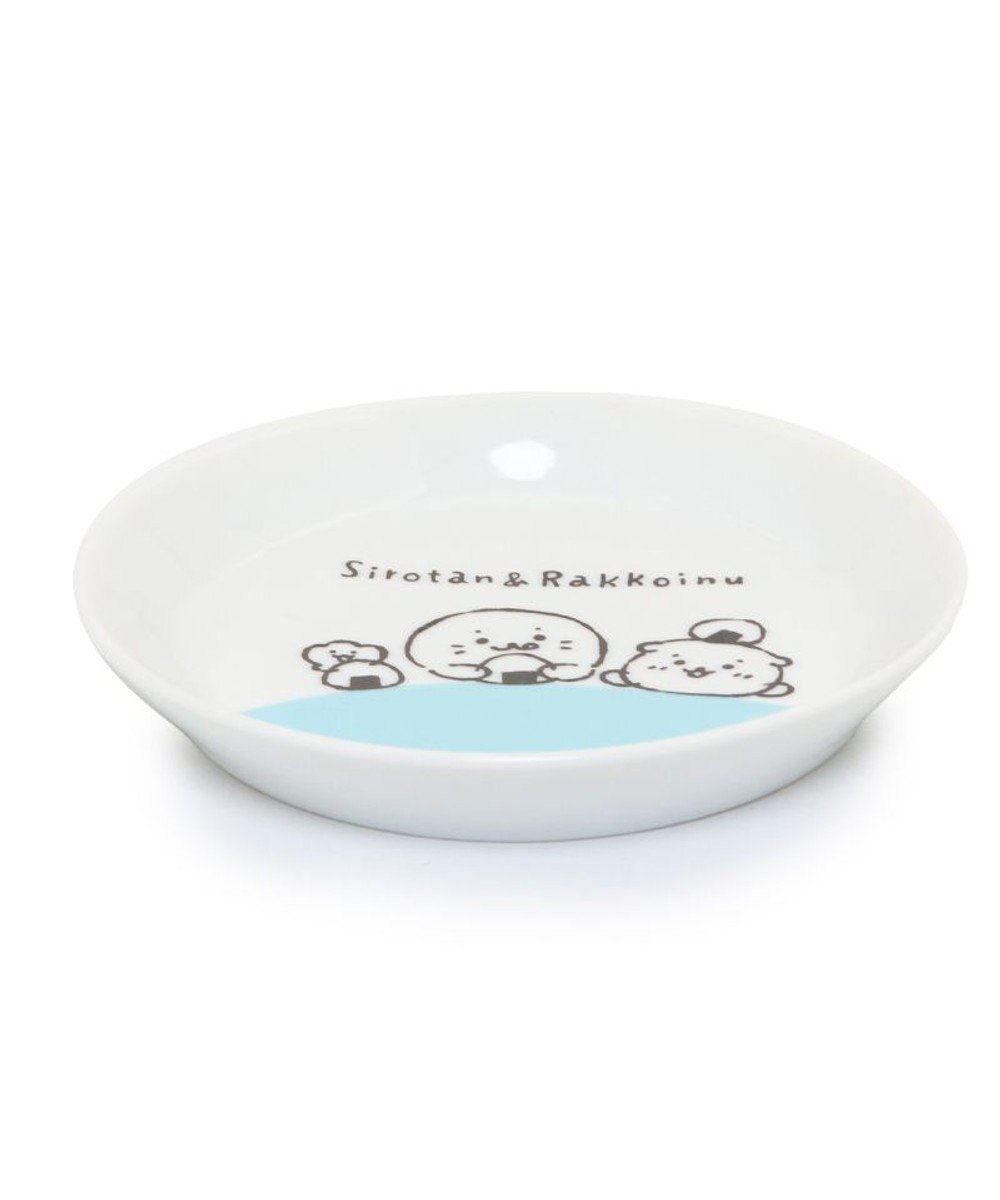 Mother garden しろたん しろたん＆らっこいぬ 洋風プレート S 15.5cm 単品 日本製 