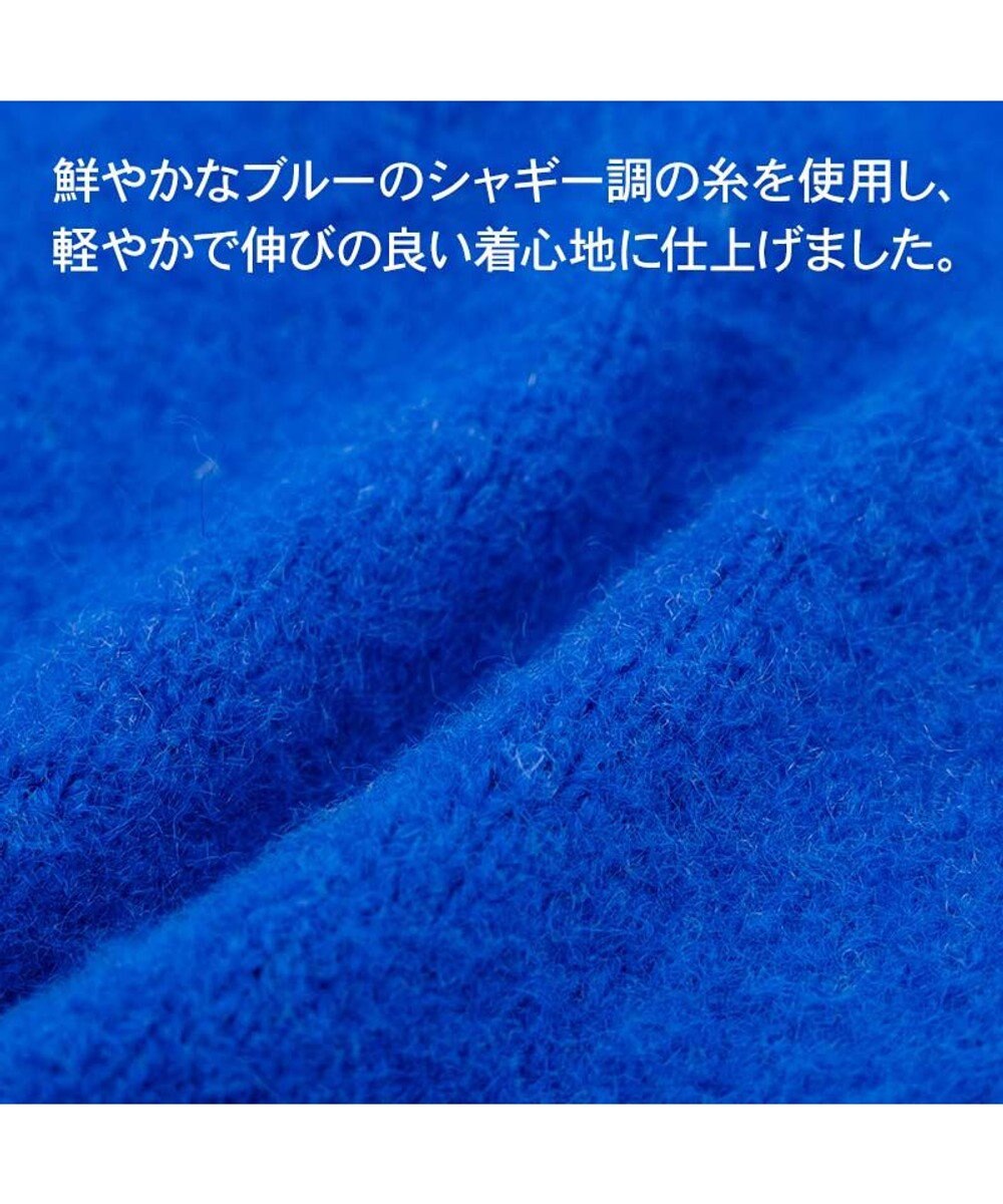 PET PARADISE J.PRESS シャギー風ニット 《ブルー》 小型犬 