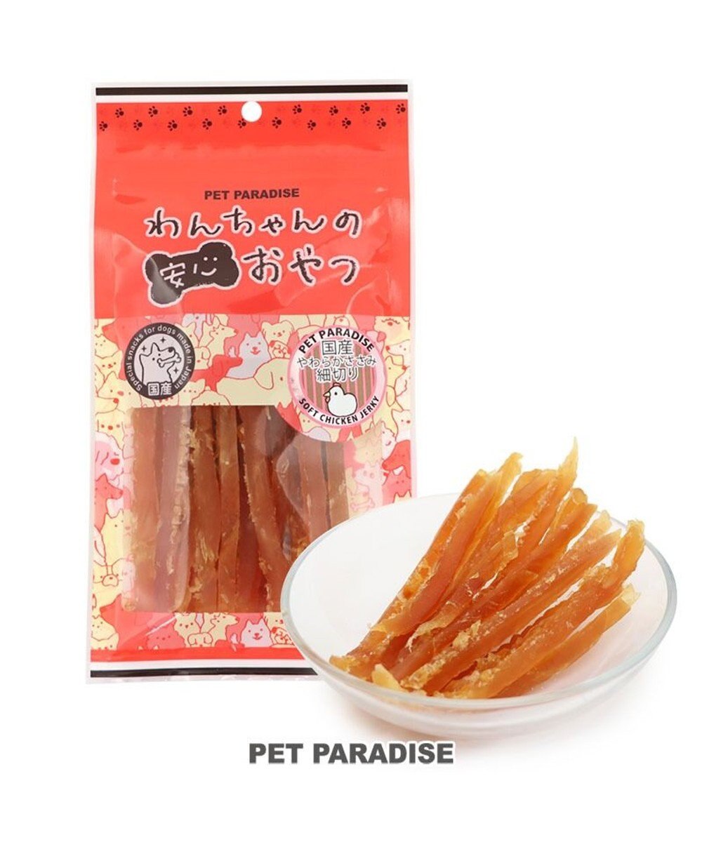 PET PARADISE ペットパラダイス 犬 おやつ 国産 やわらか ささみ 細切り 80g 原材料・原産国