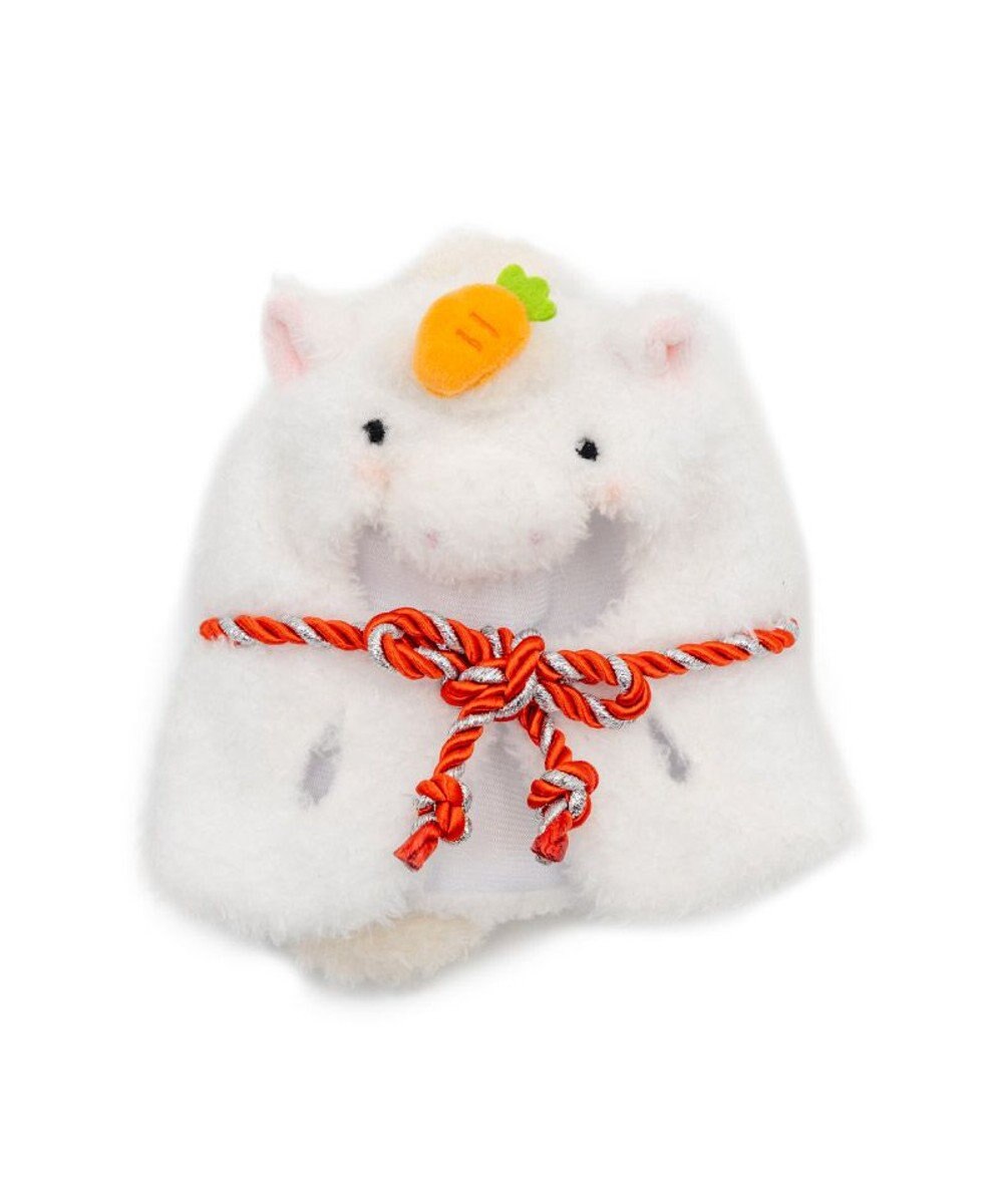 Mother garden しろたん ついてきちゃうしろたん マスコット 着せ替え服 午年《 白》 単品 