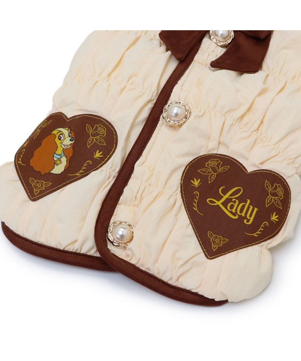 PET PARADISE ディズニー わんわん物語 レディ 遠赤外線 ノーカラー ベスト 小型犬 