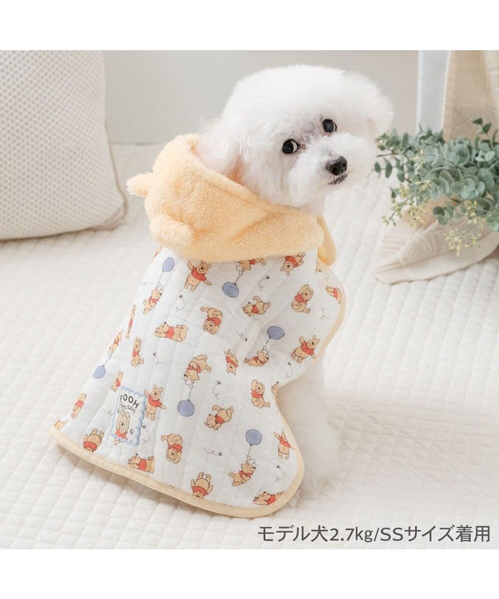 PET PARADISE ディズニー くまのプーさん ふわりとキルト ポンチョ 小型犬 