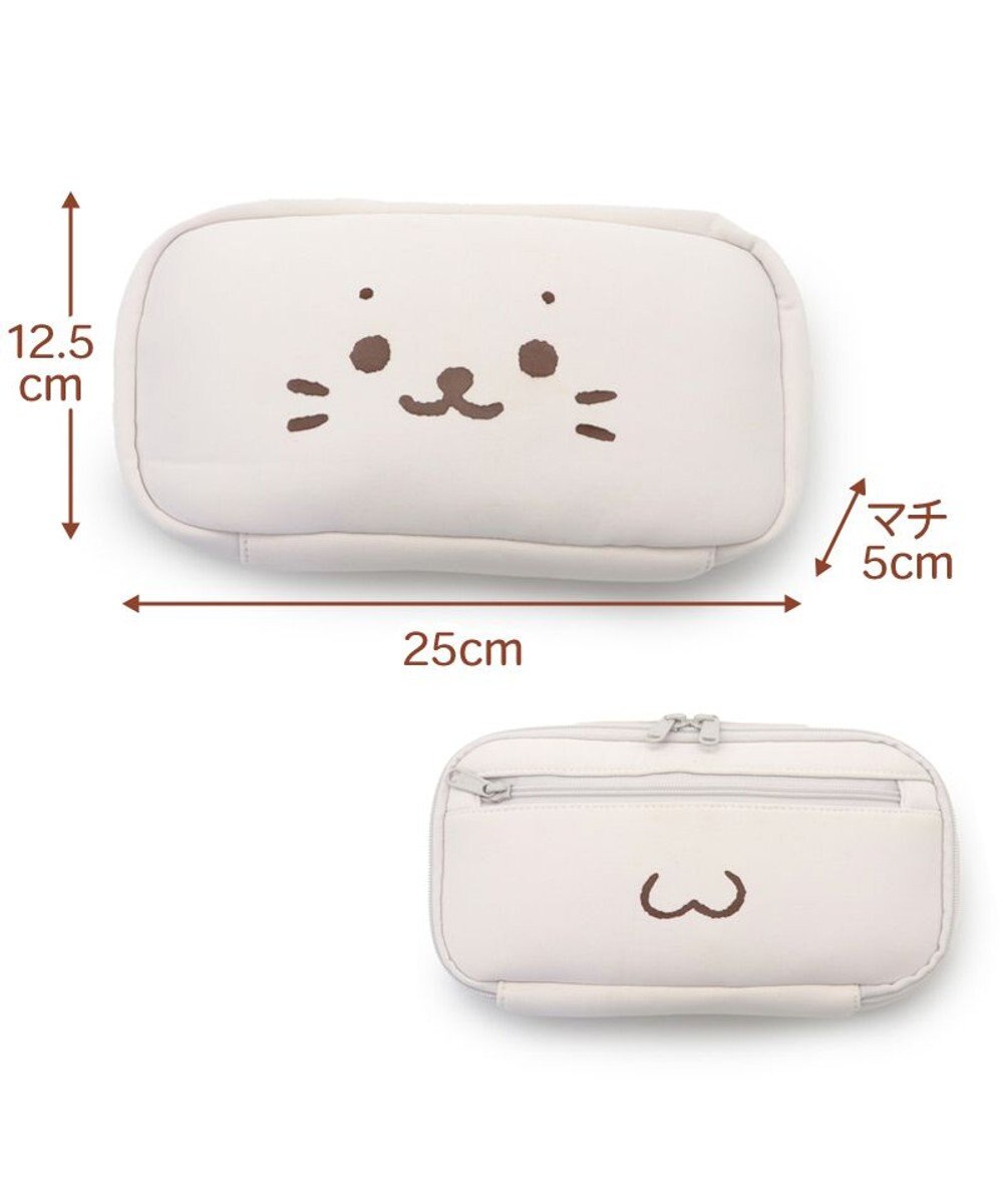 Mother garden しろたん ガジェットポーチ 顔ぼん 