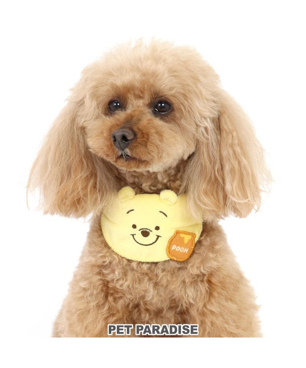 PET PARADISE 犬 首輪 ディズニー くまのプーさん 首輪 【３Ｓ】 にこにこ 黄