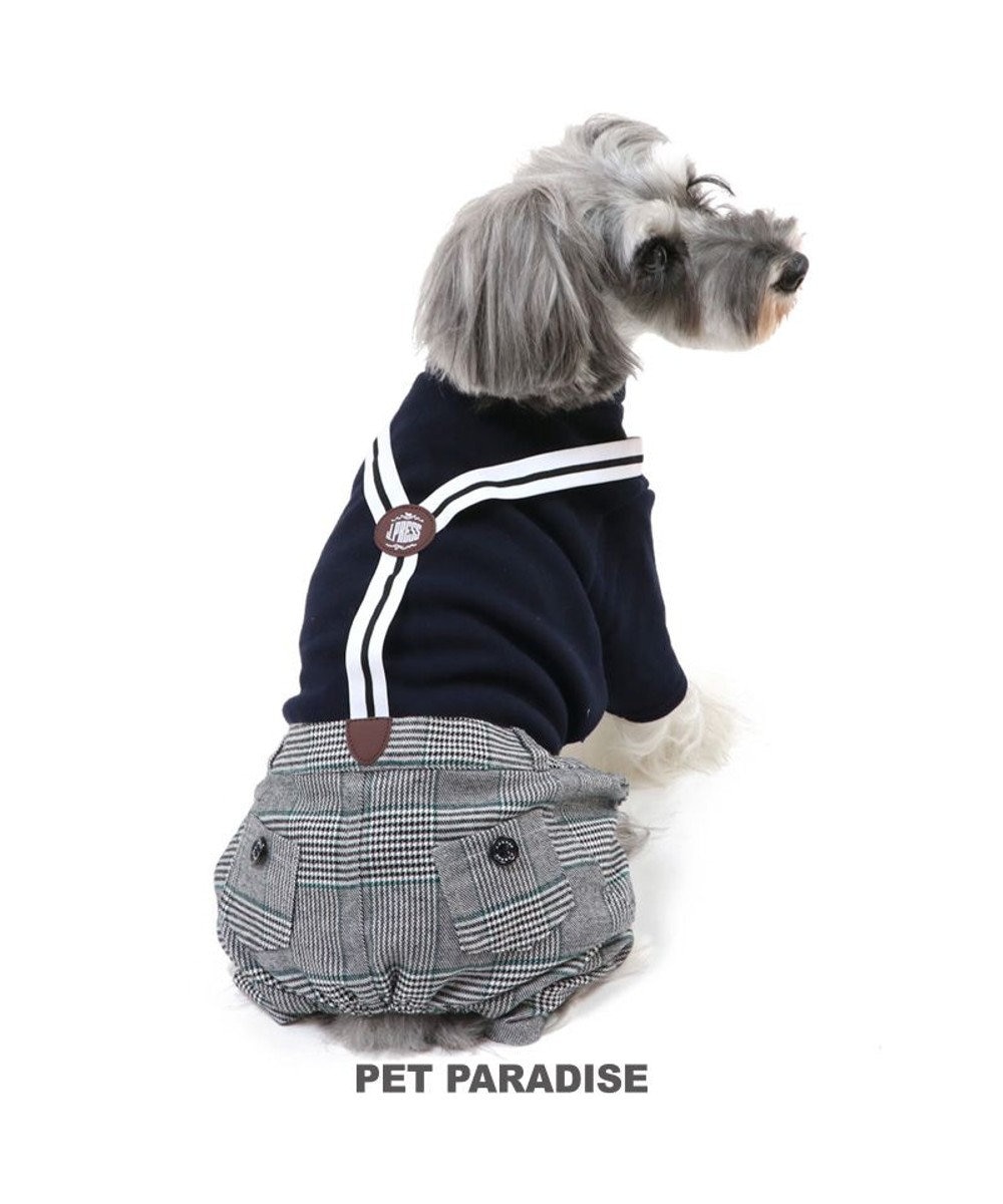 犬 服 J.PRESS つなぎ パンツ 【小型犬】 サスペンダー / PET PARADISE