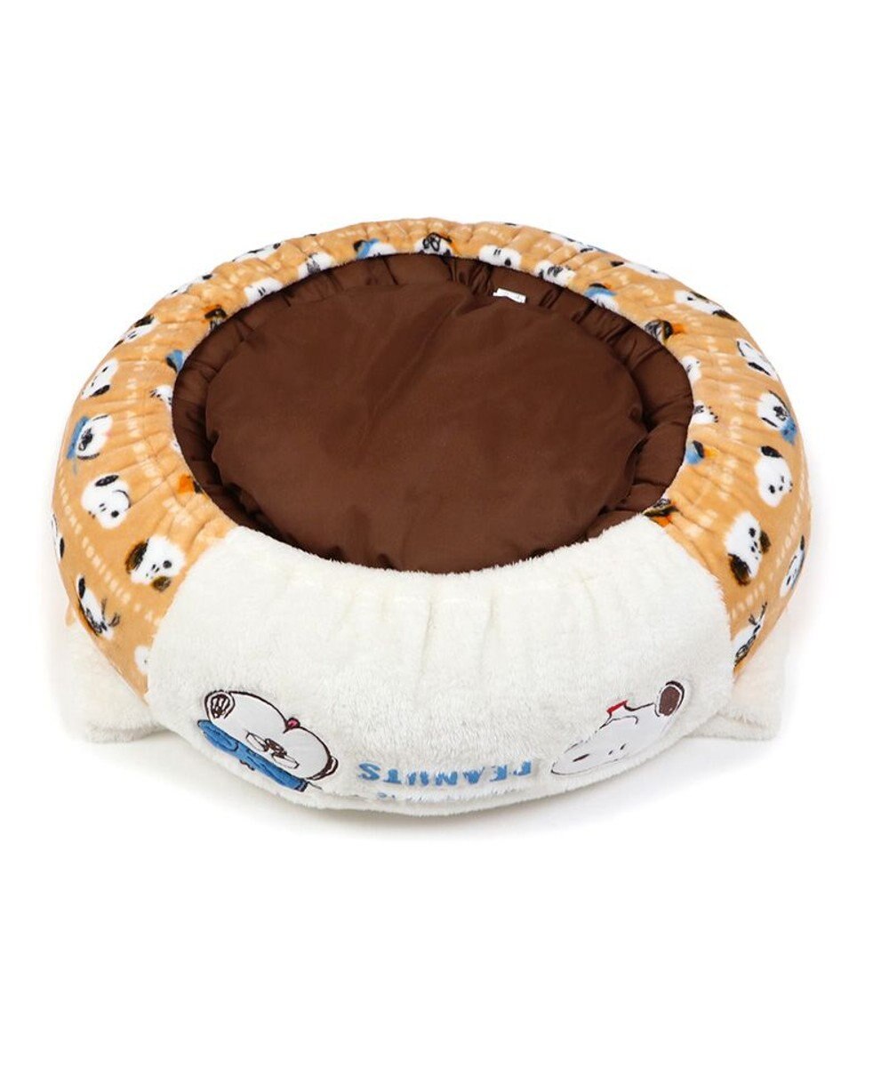 PET PARADISE スヌーピー 丸型寝袋 遠赤外線 《ブラザー柄》 60cm 