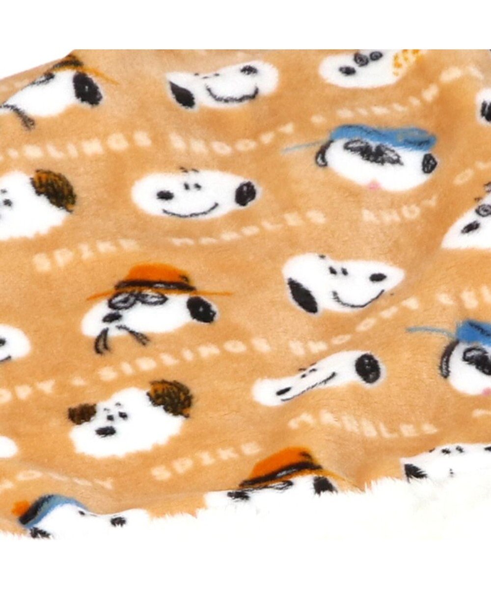 PET PARADISE スヌーピー 丸型寝袋 遠赤外線 《ブラザー柄》 60cm 