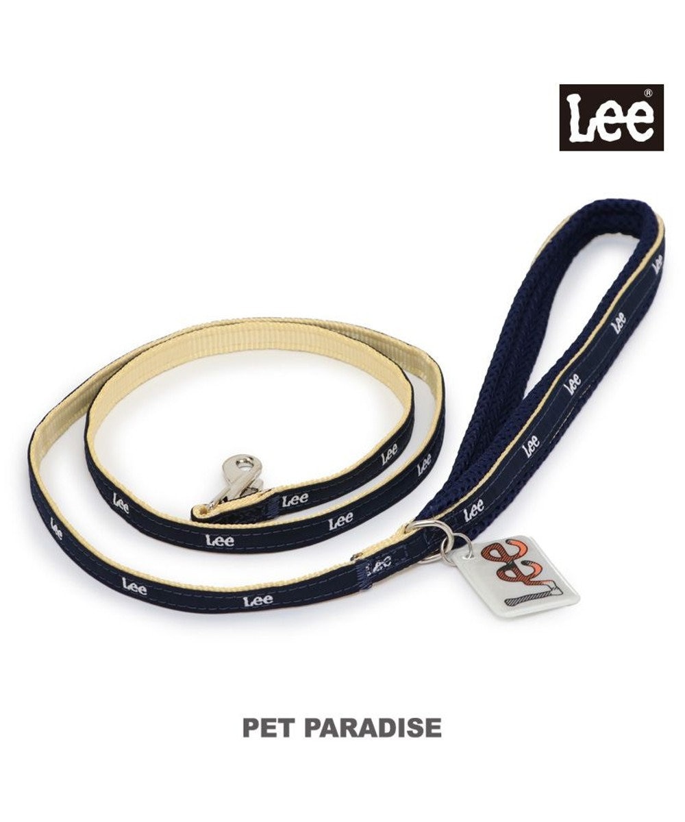 PET PARADISE Lee リード  ロゴベージュ  ４Ｓ～３Ｓ 小型犬 ベージュ