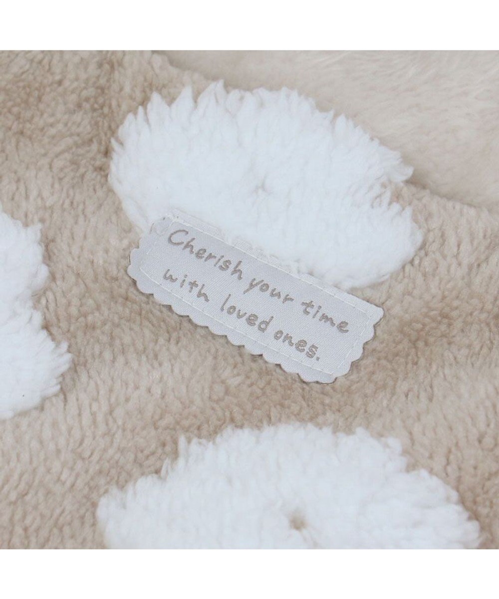 PET PARADISE ペットパラダイス  ボア寝袋 丸型《お花柄》M  径60cm 小型犬 