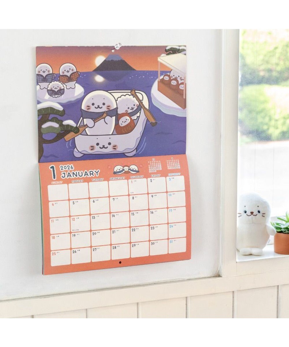 Mother garden しろたん 2026年 壁掛けカレンダー 