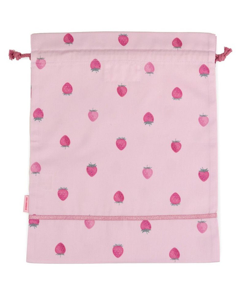 Mother garden マザーガーデン 野いちご 巾着 大《レトロストロベリー柄》 