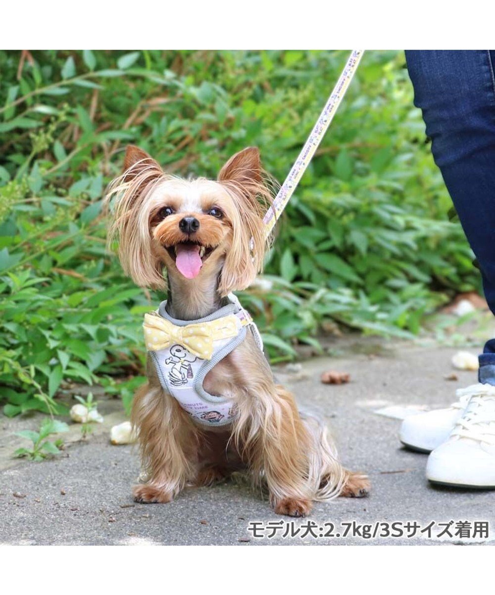 PET PARADISE スヌーピー リード&ハーネス 《パーティ柄》 S 小型犬 