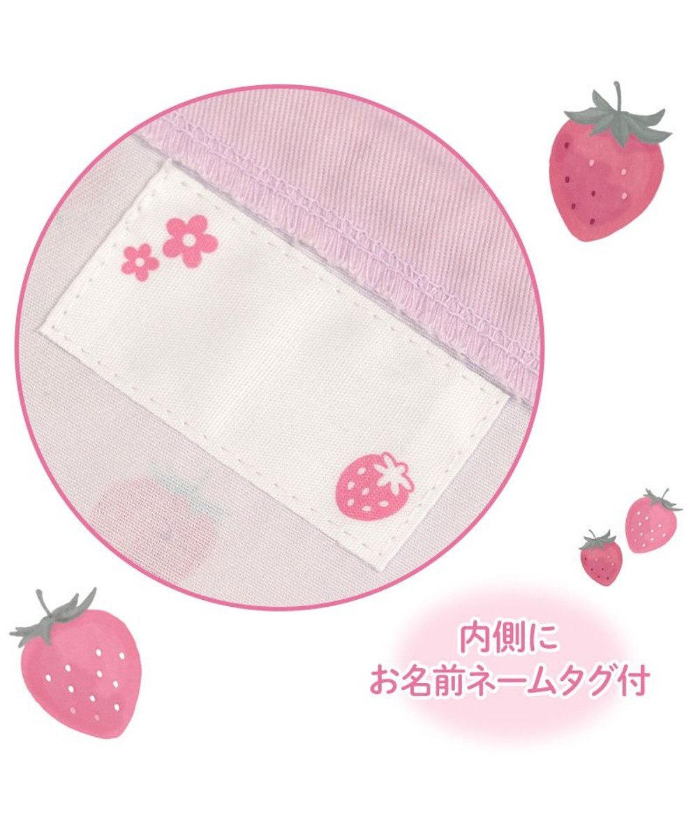 Mother garden マザーガーデン 野いちご 巾着 大《レトロストロベリー柄》 