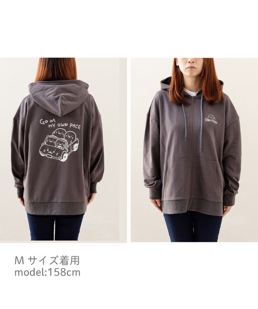 Mother garden しろたん  ジップパーカー 《くるま》 ユニセックス 