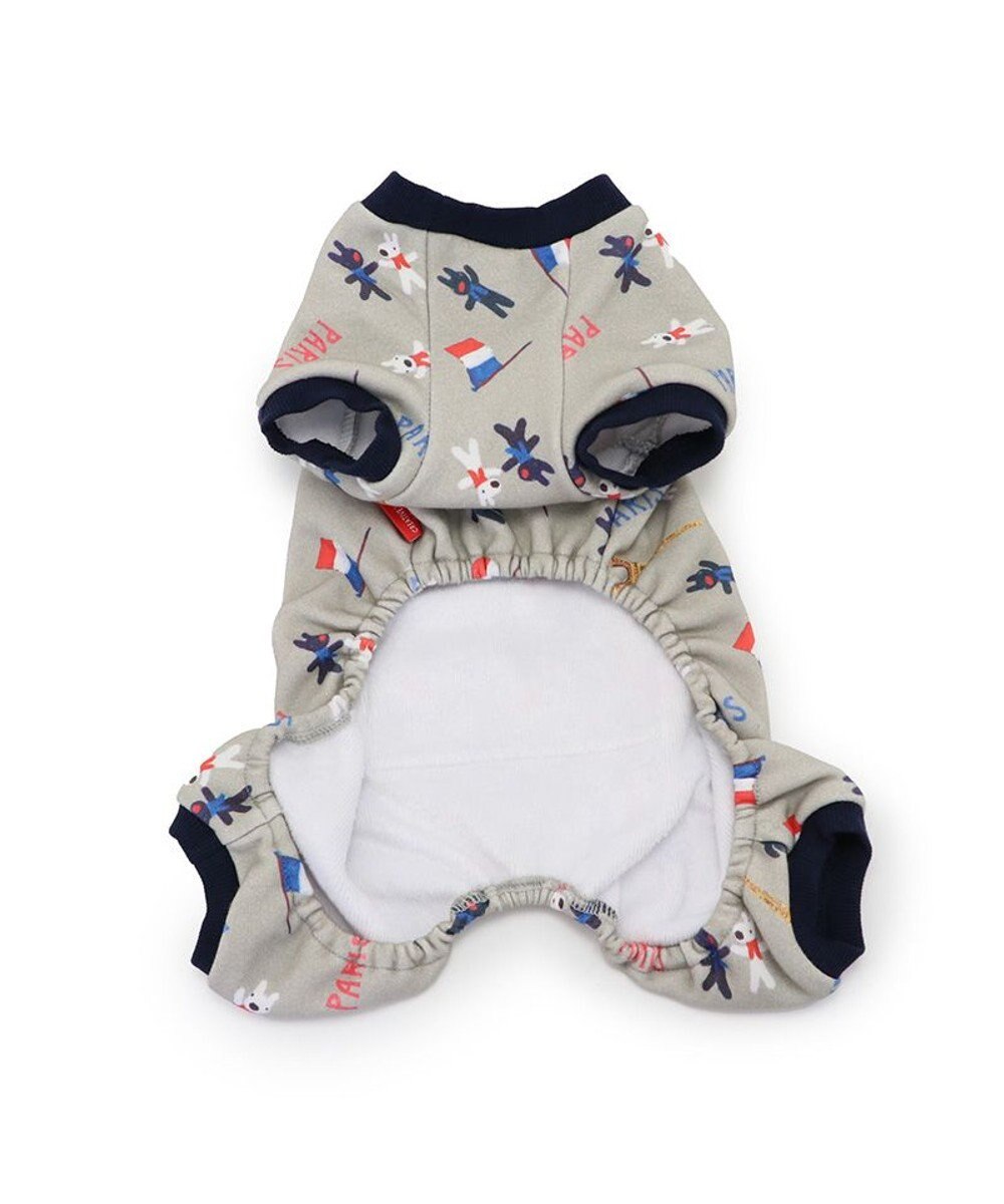 PET PARADISE リサとガスパール ロンパース 《パリ柄》 小型犬