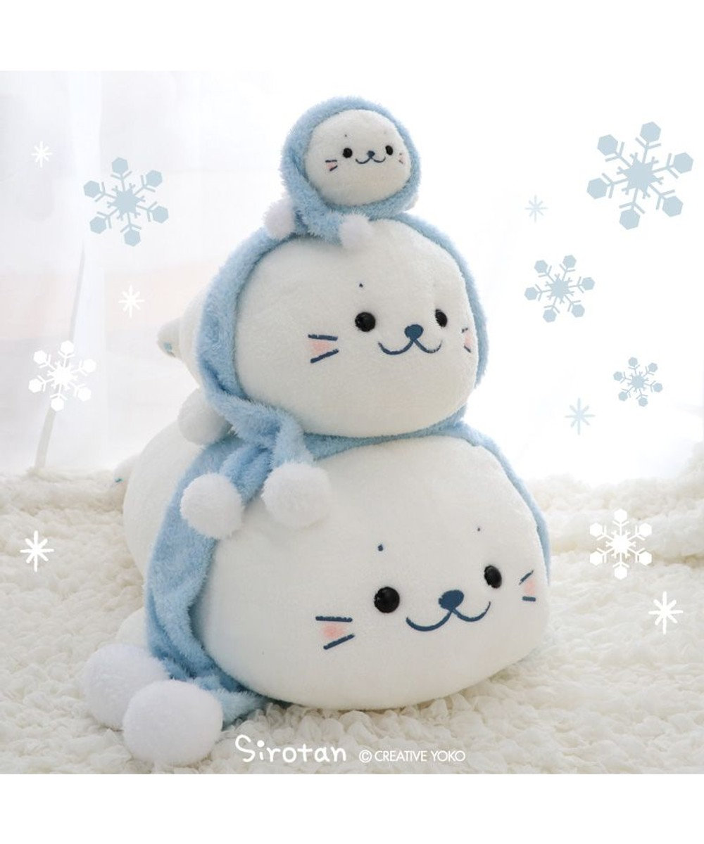 しろたん マフラー付 ふわ雪 マスコット 22cm / Mother garden