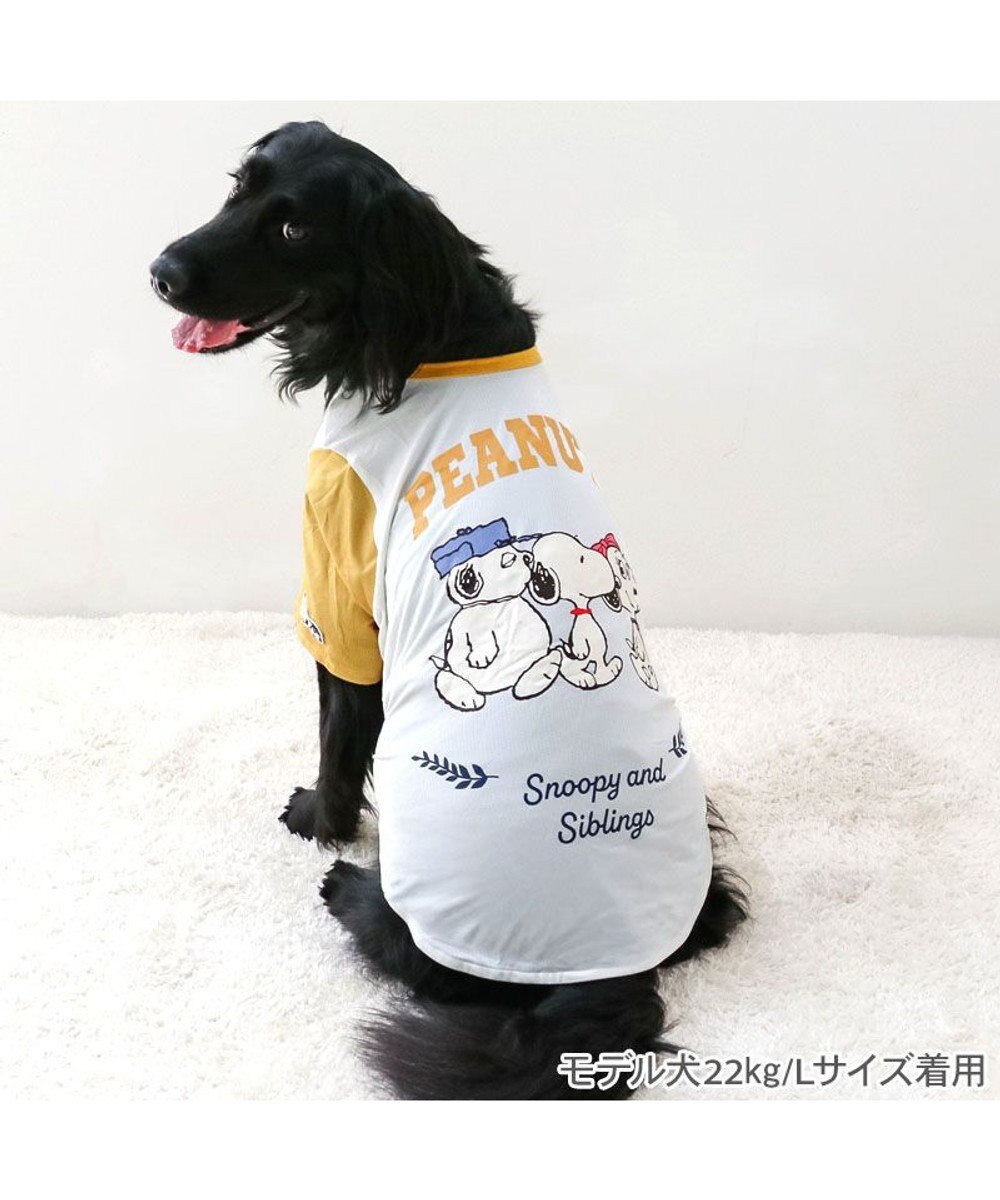 PET PARADISE スヌーピー ブラザー 接触冷感 Ｔシャツ 《ホワイト》 中型犬 大型犬 