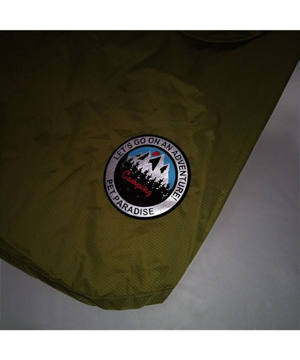 PET PARADISE 犬服 犬用品 ペットグッズ ペットウェア ペットパラダイス 犬 服 春 ジャケット 緑 【小型犬】 シェルジャケット 防水 撥水 アウトドア アウター レインコート ウィンドブレーカー ドッグウエア ドッグウェア おしゃれ梅雨対策 撥水 雨 雨の日 