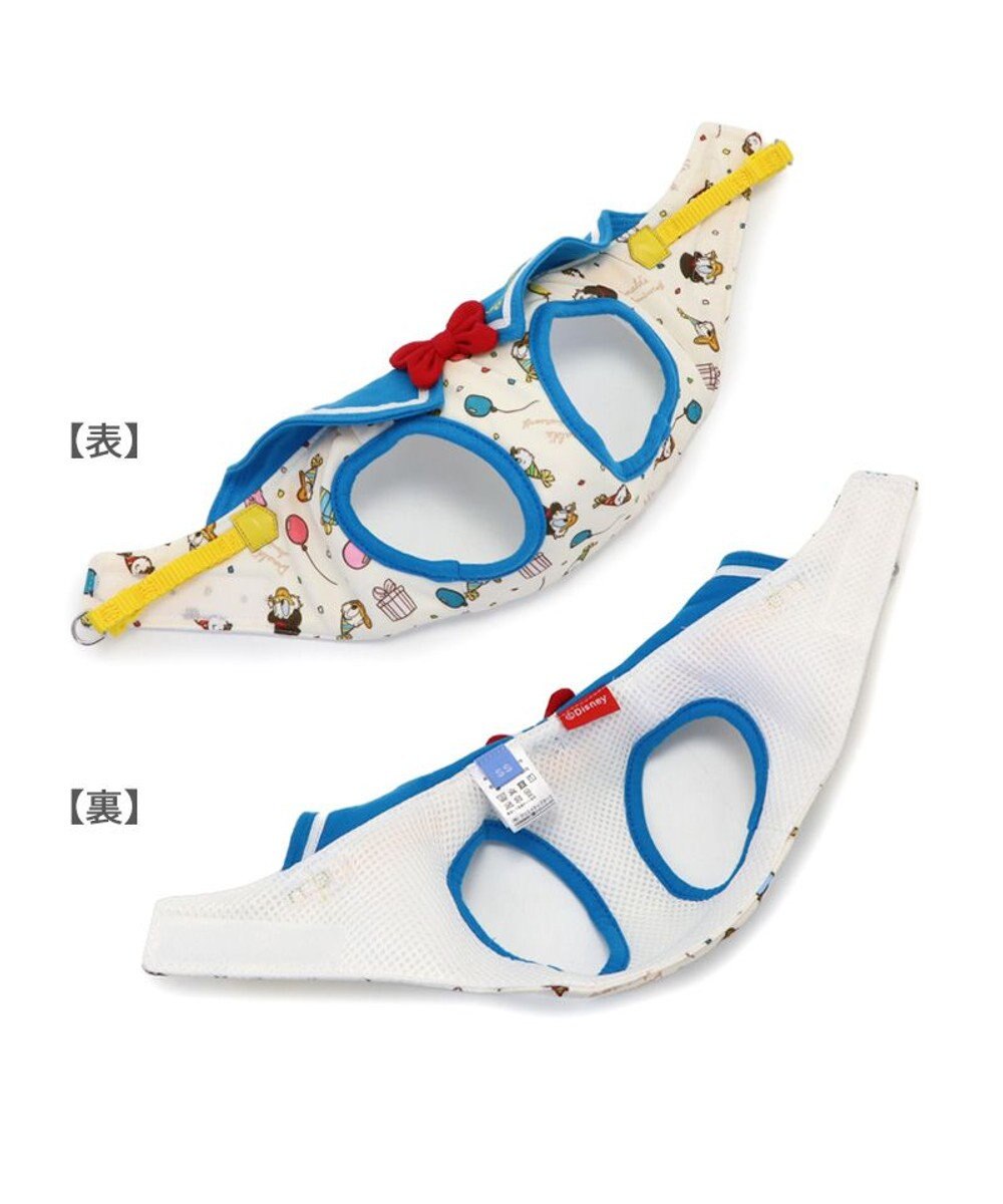 PET PARADISE ディズニー ドナルドダック 90周年 ベストハーネス ３Ｓ 《パーティー柄》 超小型犬 