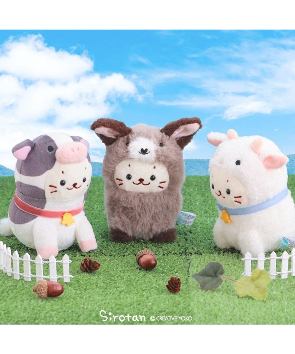 Mother garden しろたん お座り ちびマスコット 赤ちゃんシリーズ うし・ロバ・ヤギ・ 11cm 単品