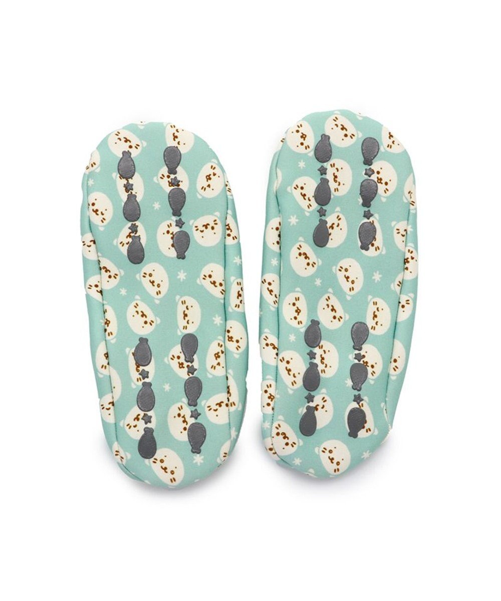 しろたん 裏ボア 靴下 フェイス柄 21cm 24cm あったかくつ下 フットカバー レディース 子供 ルームソックス おしゃれ かわいい 秋冬小物 防寒 冷え対策 室内履き あったか アザラシ かわいい キャラクター マザーガーデン Mother Garden 通販 雑貨とペット用品の