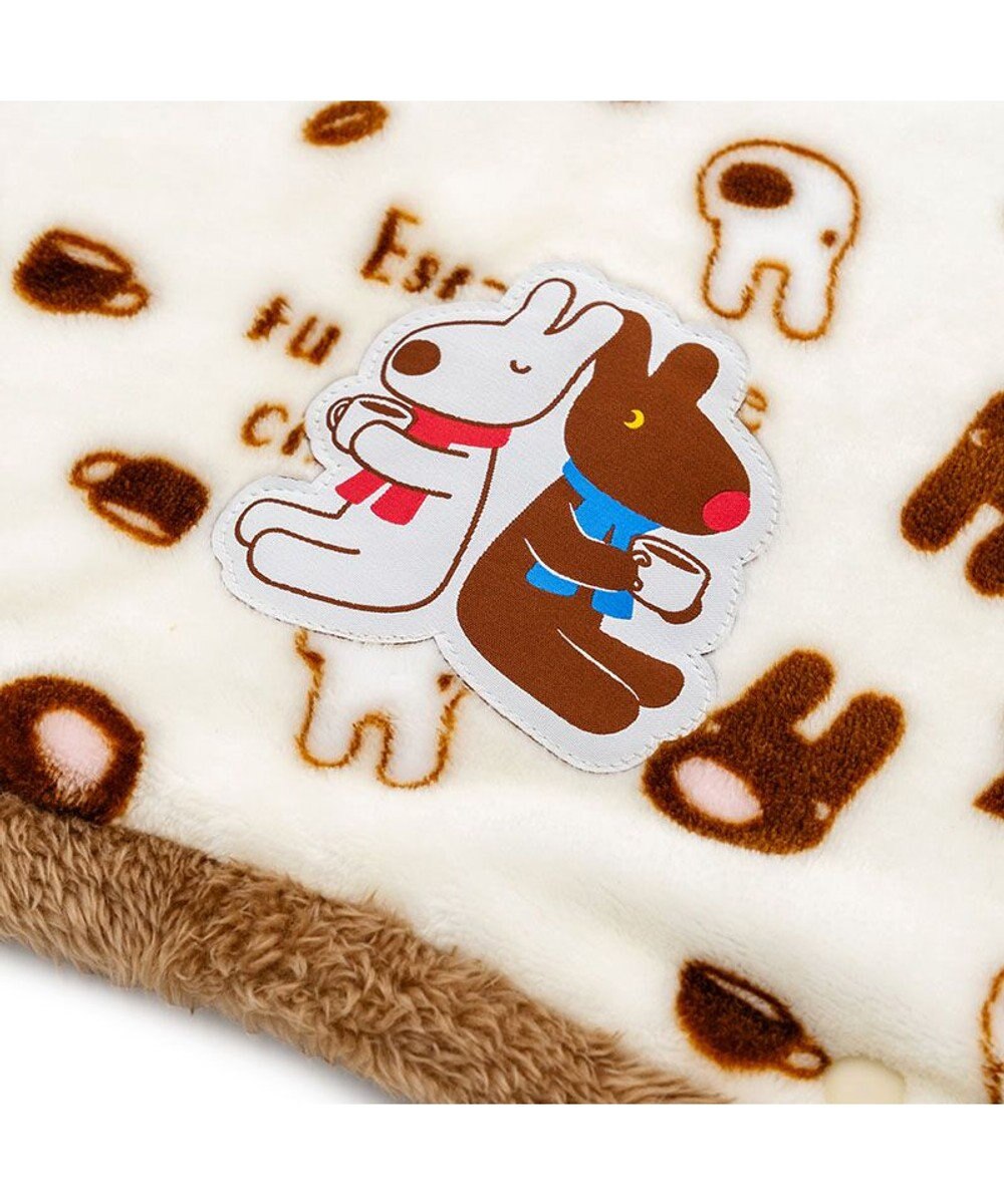 PET PARADISE リサとガスパール 着る毛布 《カフェ柄》 小型犬 