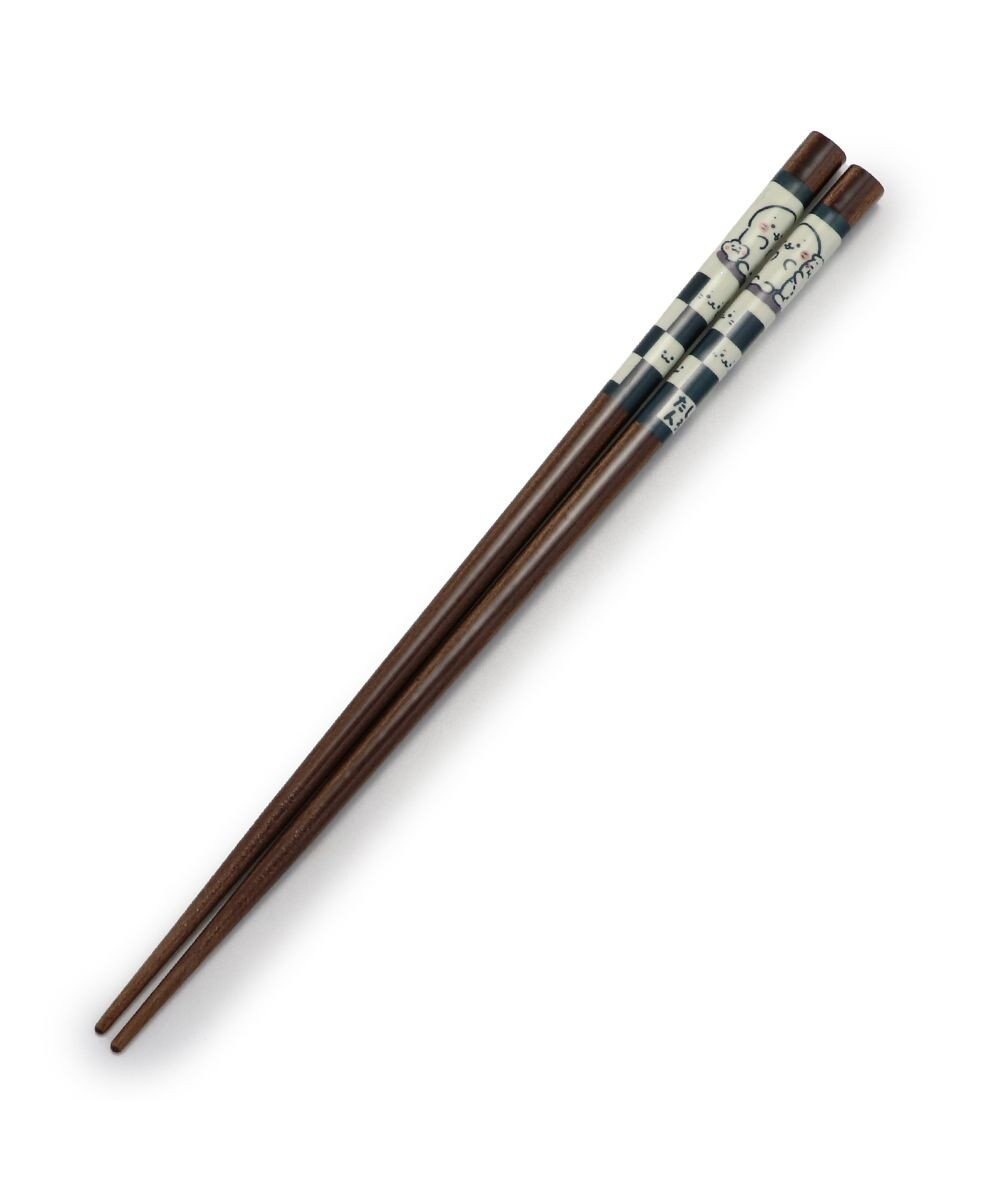 しろたん 木製 箸 21cm 《和柄》 単品, 和柄, 未登録