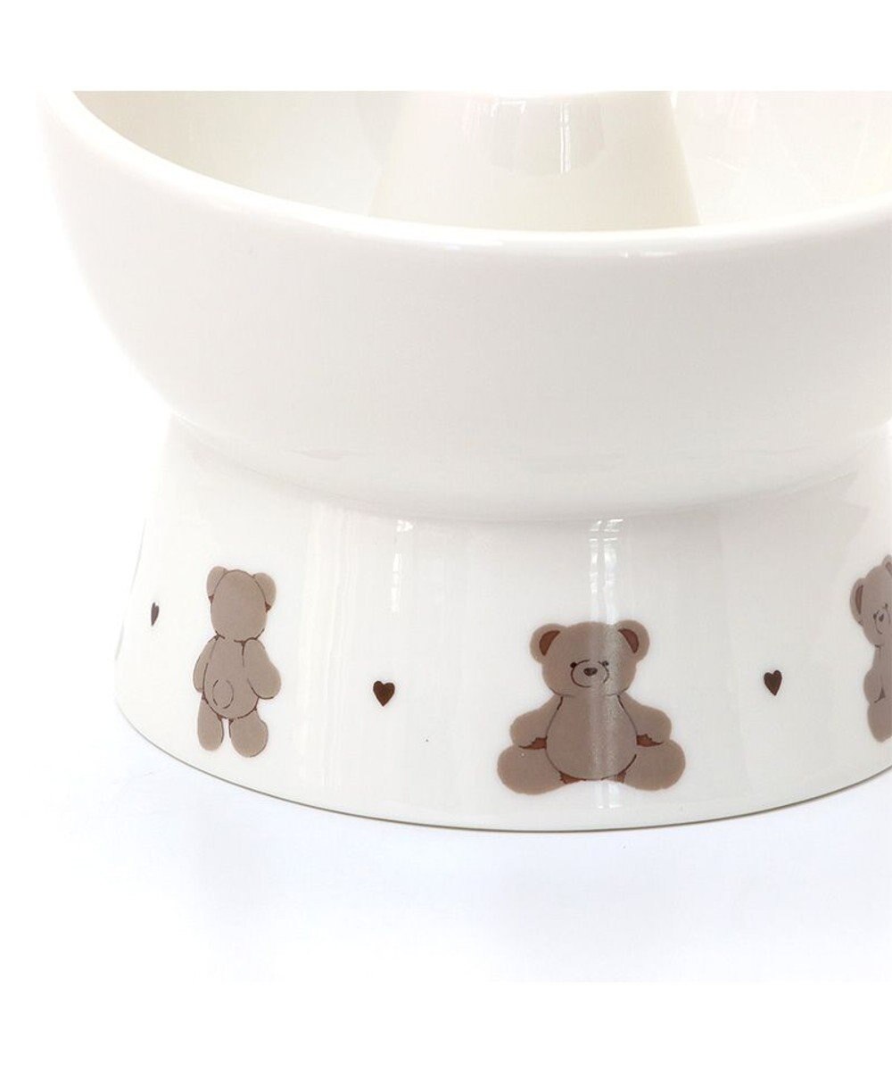 PET PARADISE ペットパラダイス 高さのある フードボウル 早食い防止 《くま 》 