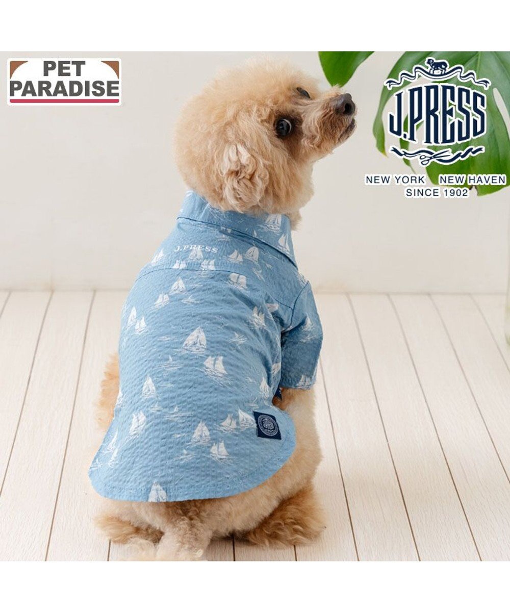 PET PARADISE J.PRESS ウェーブシャツ 《船柄 》 小型犬 