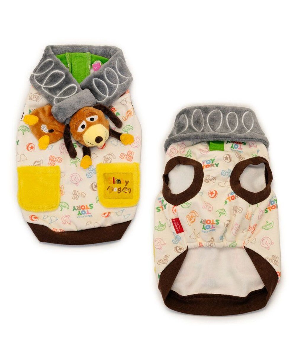 PET PARADISE ディズニー トイ・ストーリー　スリンキー マフラー付き トレーナー  小型犬 