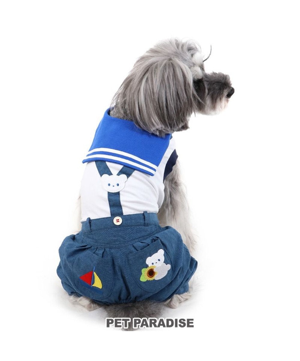 PET PARADISE 犬 服 春 ペットパラダイス しろくま パンツつなぎ 〔小型犬〕 超小型犬 小型犬 青