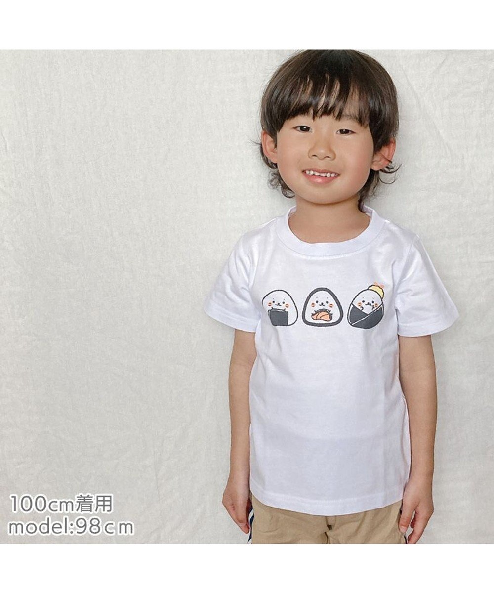 Mother garden しろたん キッズ Ｔシャツ 《おにぎり柄》 