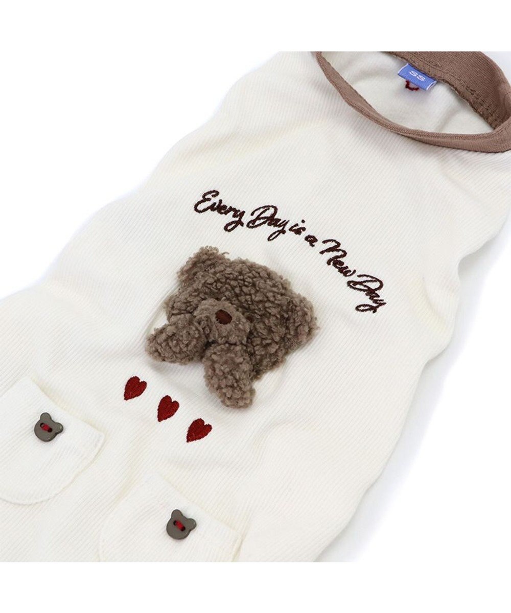 PET PARADISE ペットパラダイス ペティヒート プレミアム ロンパース くま 小型犬