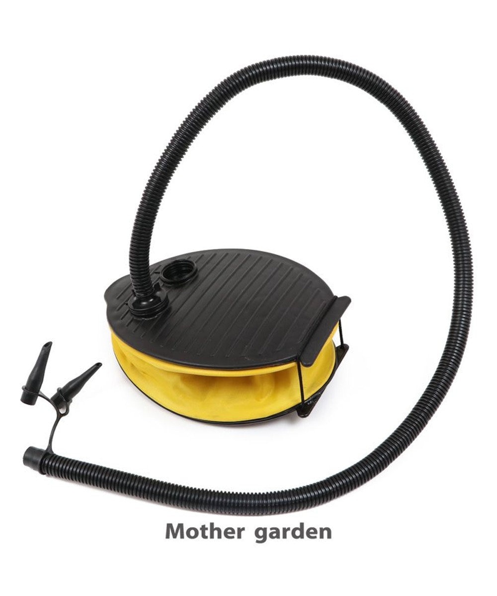 Mother garden マザーガーデン プール用 空気入れ ステップポンプ プール用 ビーチボール 足ふみ 空気入れ 黄色