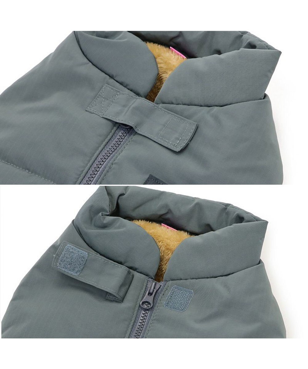 PET PARADISE ペットパラダイス 遠赤外線 綿入りコート  《ブルーグレー 》 中型犬 大型犬