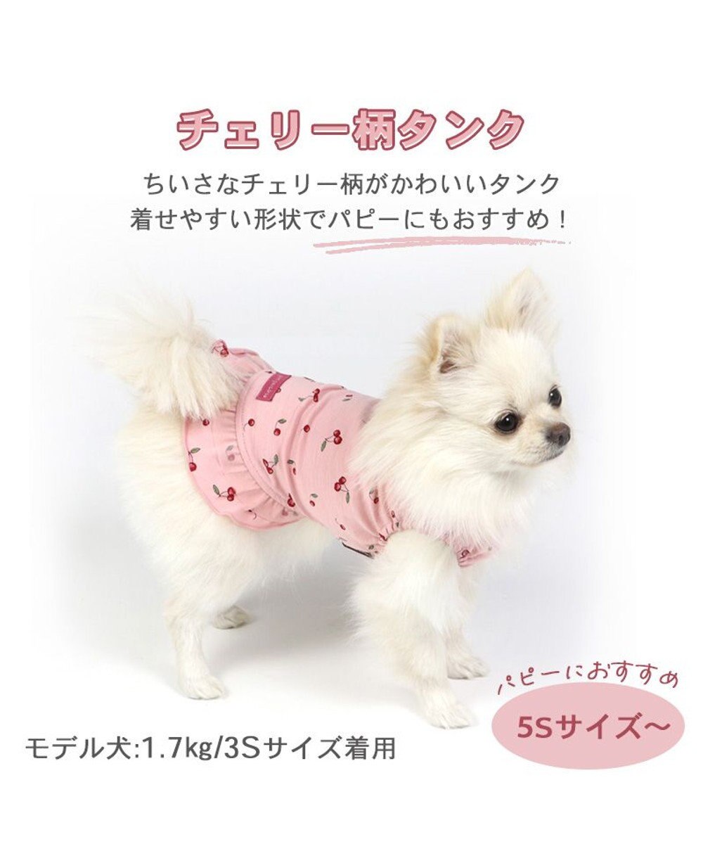 PET PARADISE ペットパラダイス タンクトップ  チェリー柄 【小型犬】