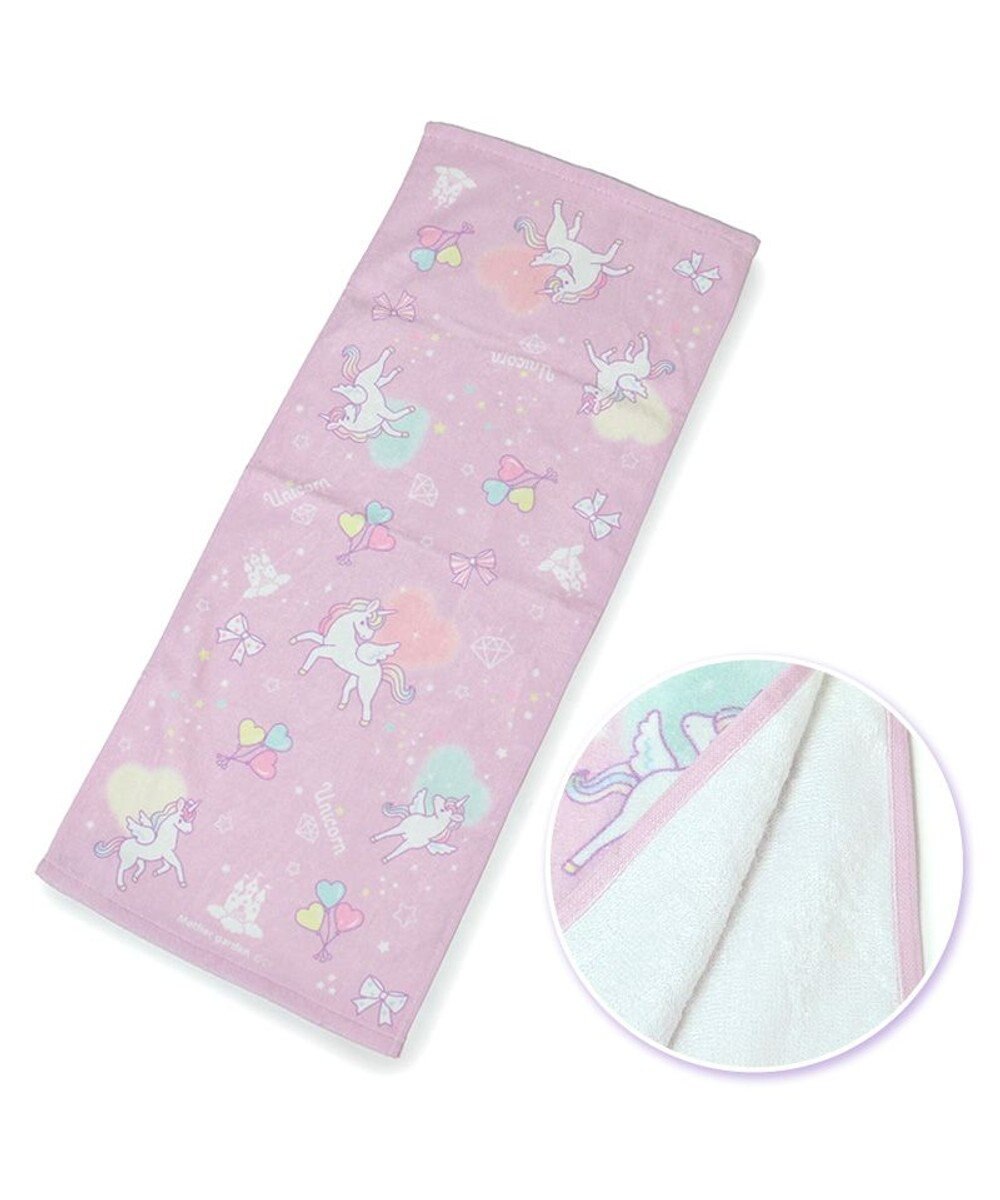 Mother garden マザーガーデン フェイスタオル 80×34cm 《ユニコーン/野いちご》 
