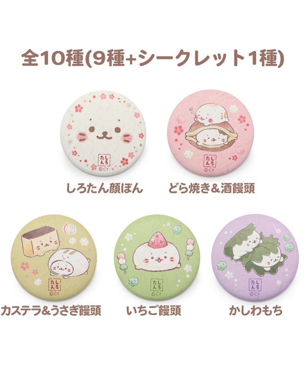 Mother garden しろたん 和紙風 缶バッジ 10個セット