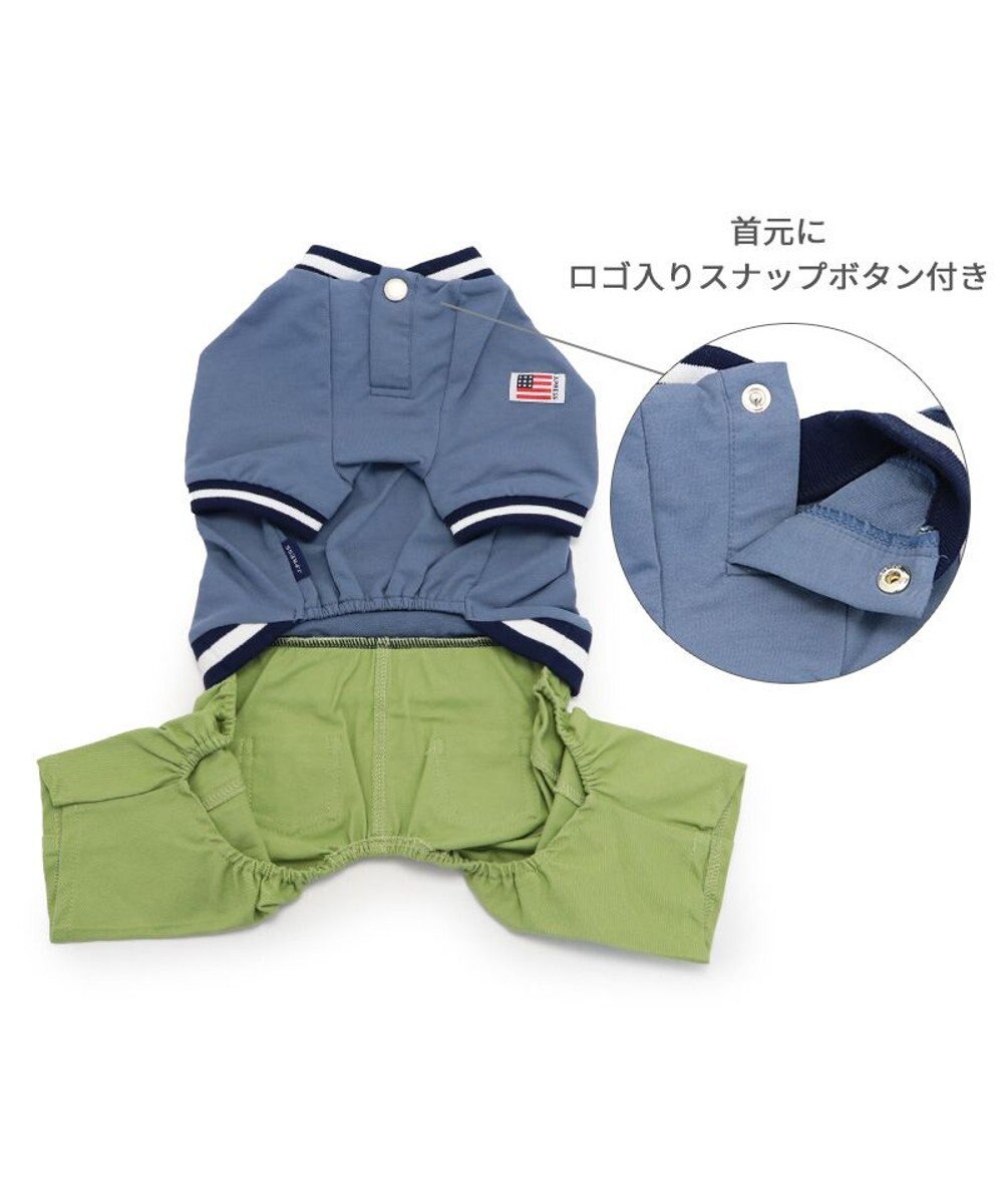 PET PARADISE J.PRESS バックブルドッグ パンツつなぎ 小型犬 