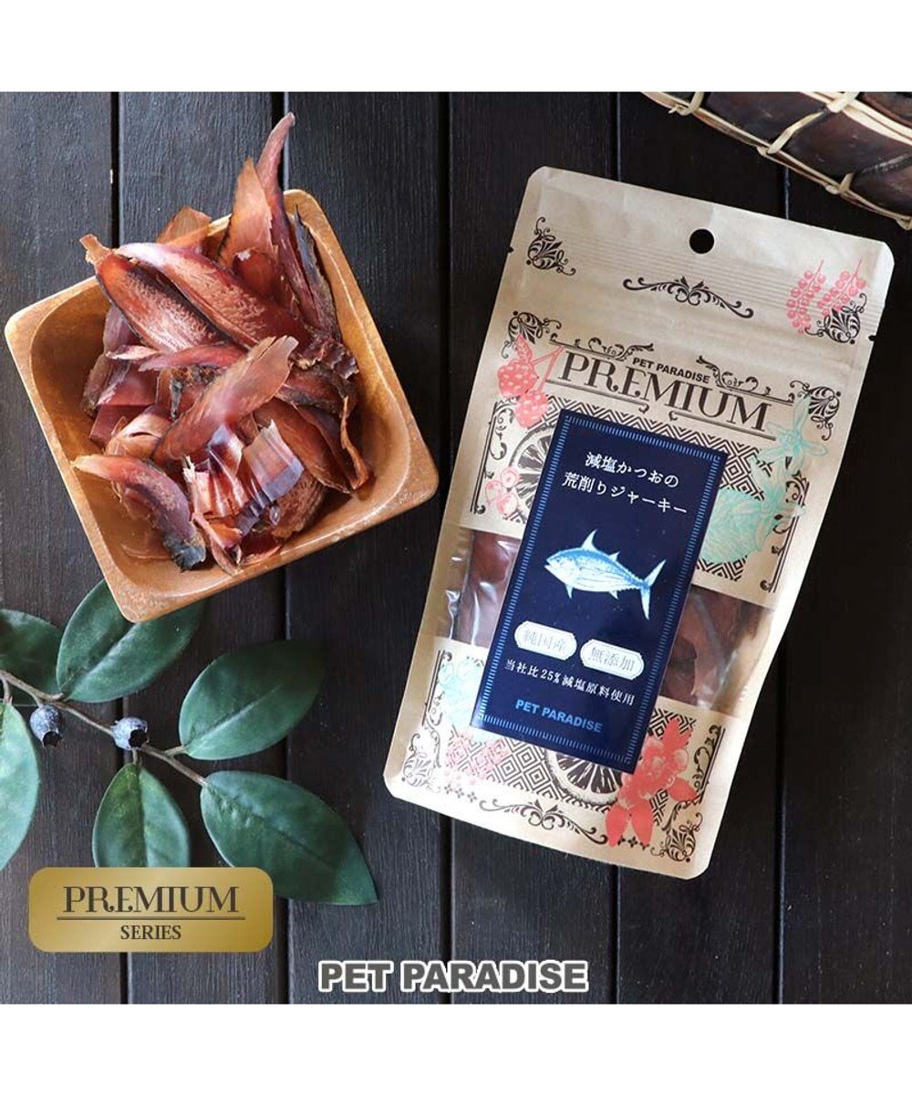 PET PARADISE プレミアムフード 減塩かつお荒削りジャーキー 35g 国産