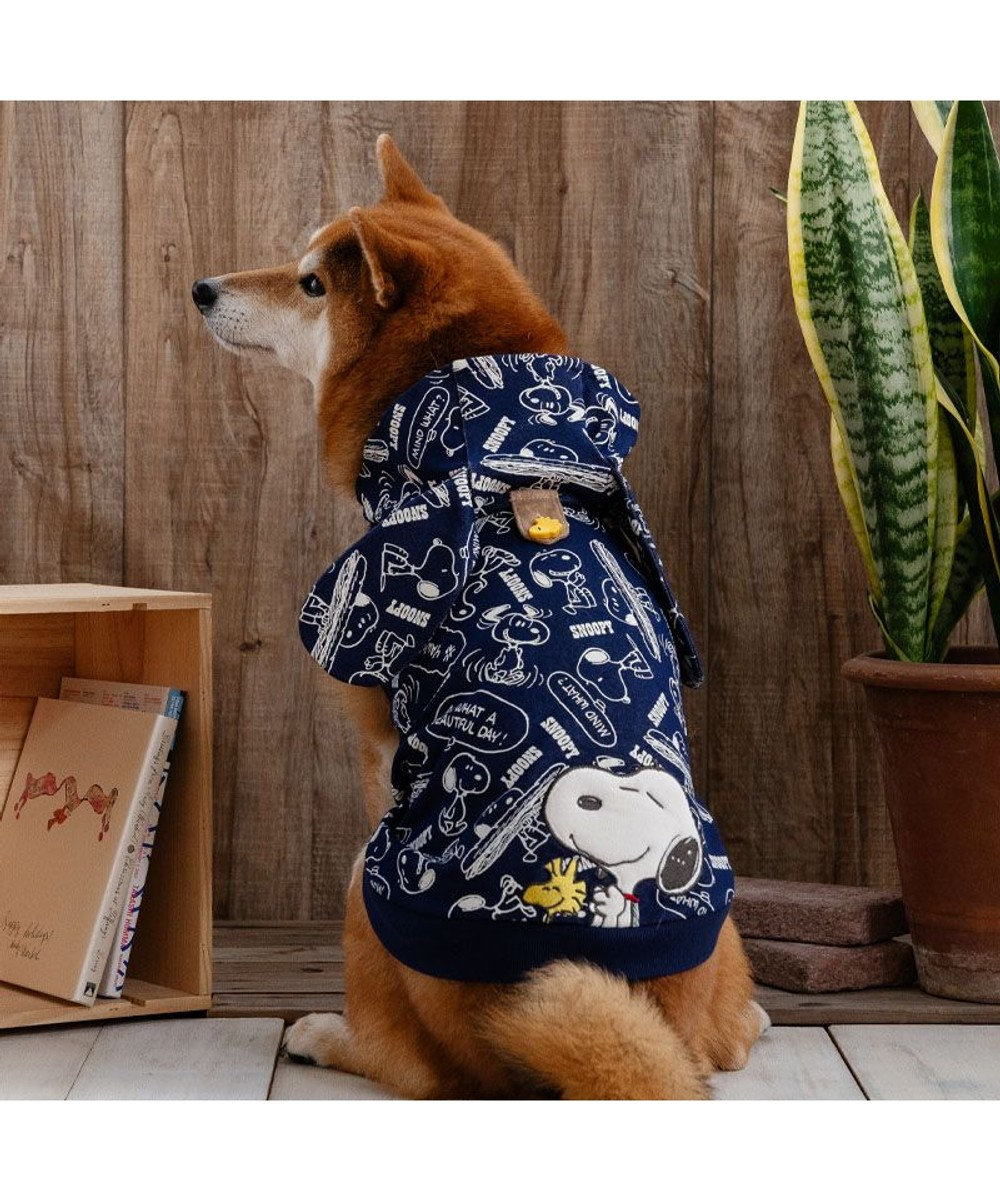 PET PARADISE スヌーピー パーカー 《デニム風》 中型犬 