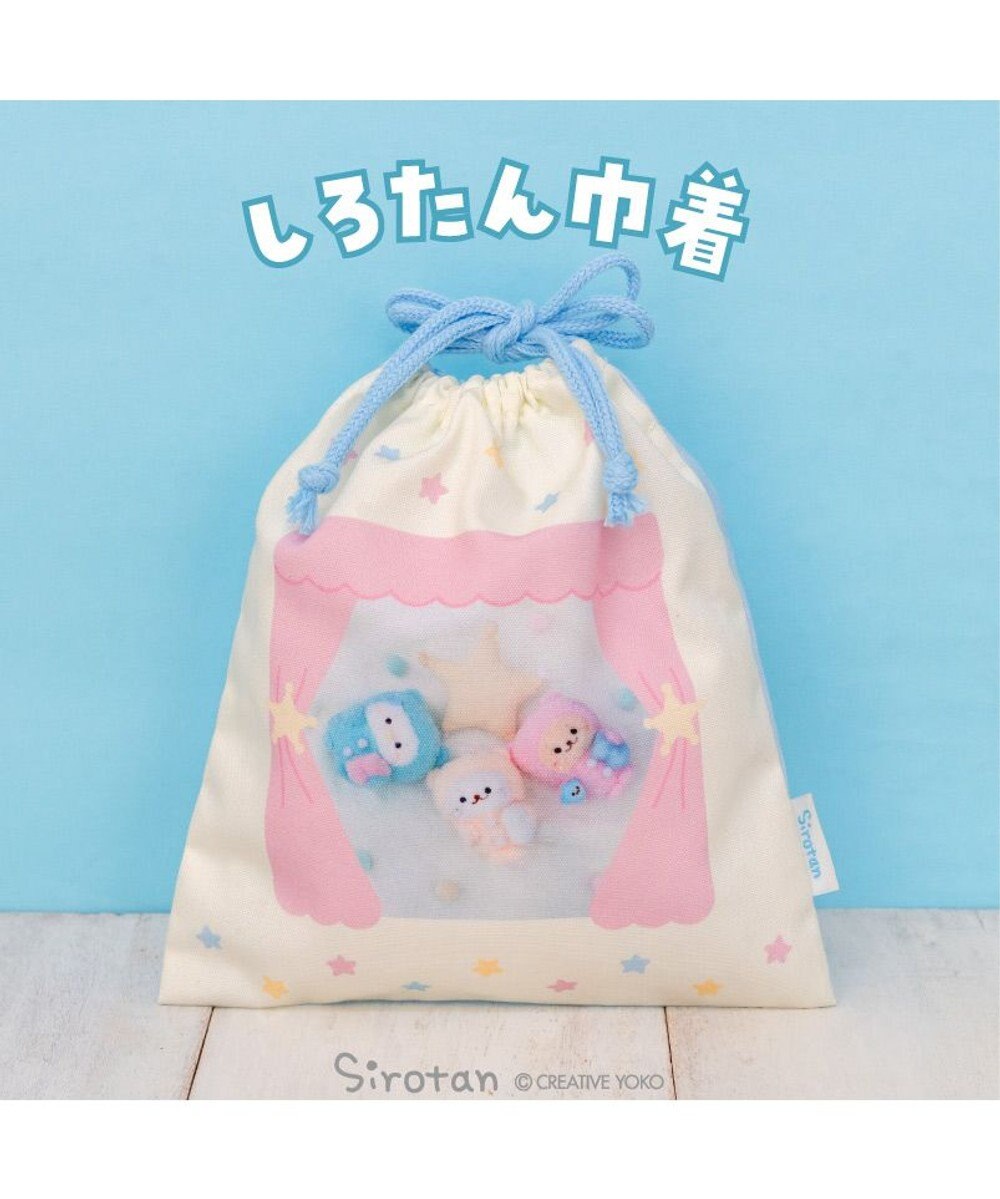 Mother garden しろたん 巾着 《パジャマ柄》 