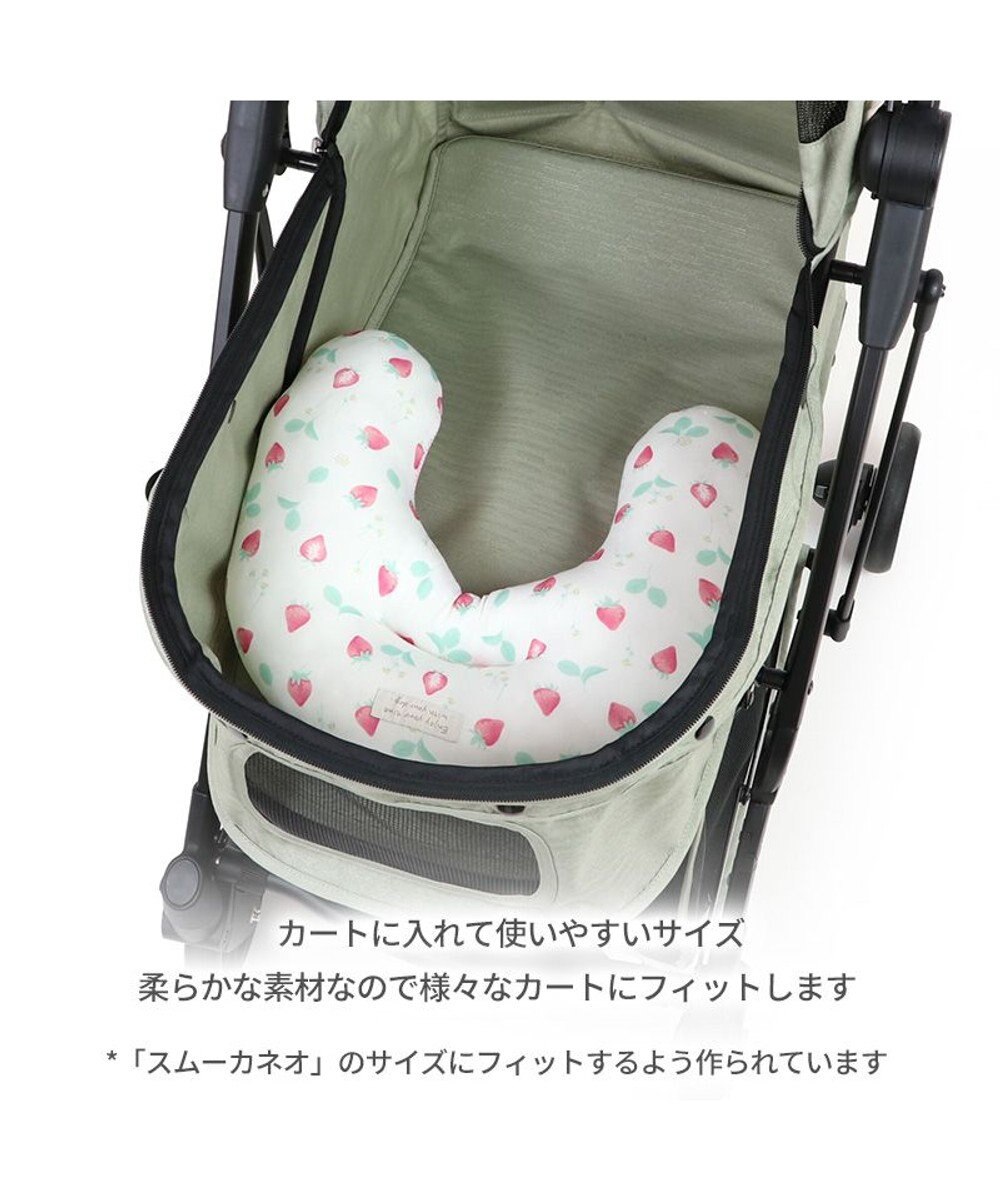 いちご柄ベビーカークッション （ペットパラダイス クール