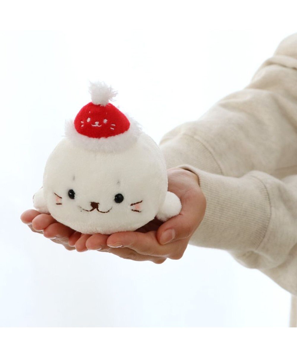 Mother garden しろたん サンタ帽子 手のりマスコット 《らむね》 単品