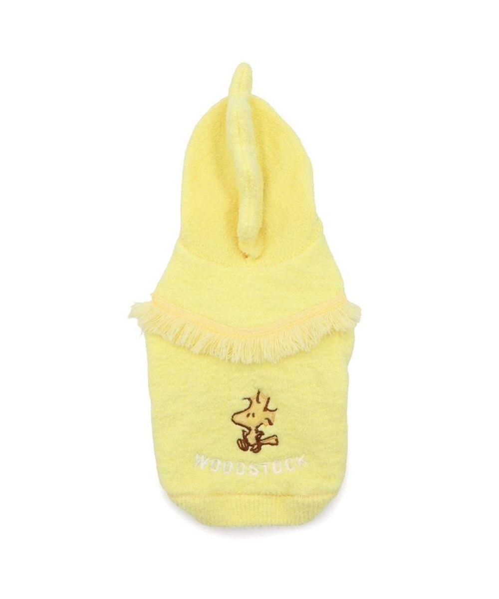 PET PARADISE スヌーピー ウッドストック 遠赤外線 もふもふ パーカー 小型犬 