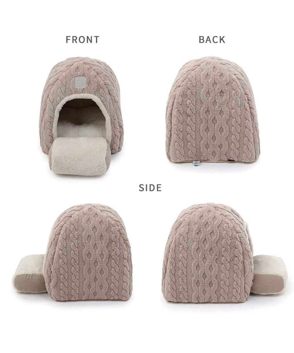 PET PARADISE ペットパラダイス 遠赤外線 ボアハウス 《アラン柄》  38×40cm 